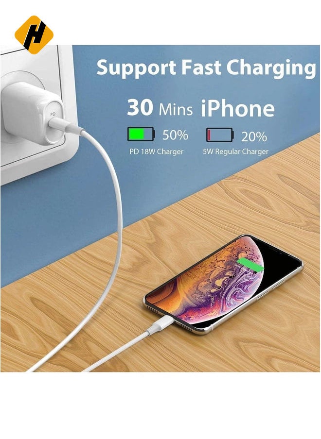 HuHa USB TYPE C CHARGING CABLE (IPhone 13 Charger Cable [MFi Certified] USB C to Lightning Fast Charging Cable Compatible for iPhone 13 Pro/13 Pro Max/13/13 mini,  - Image 2