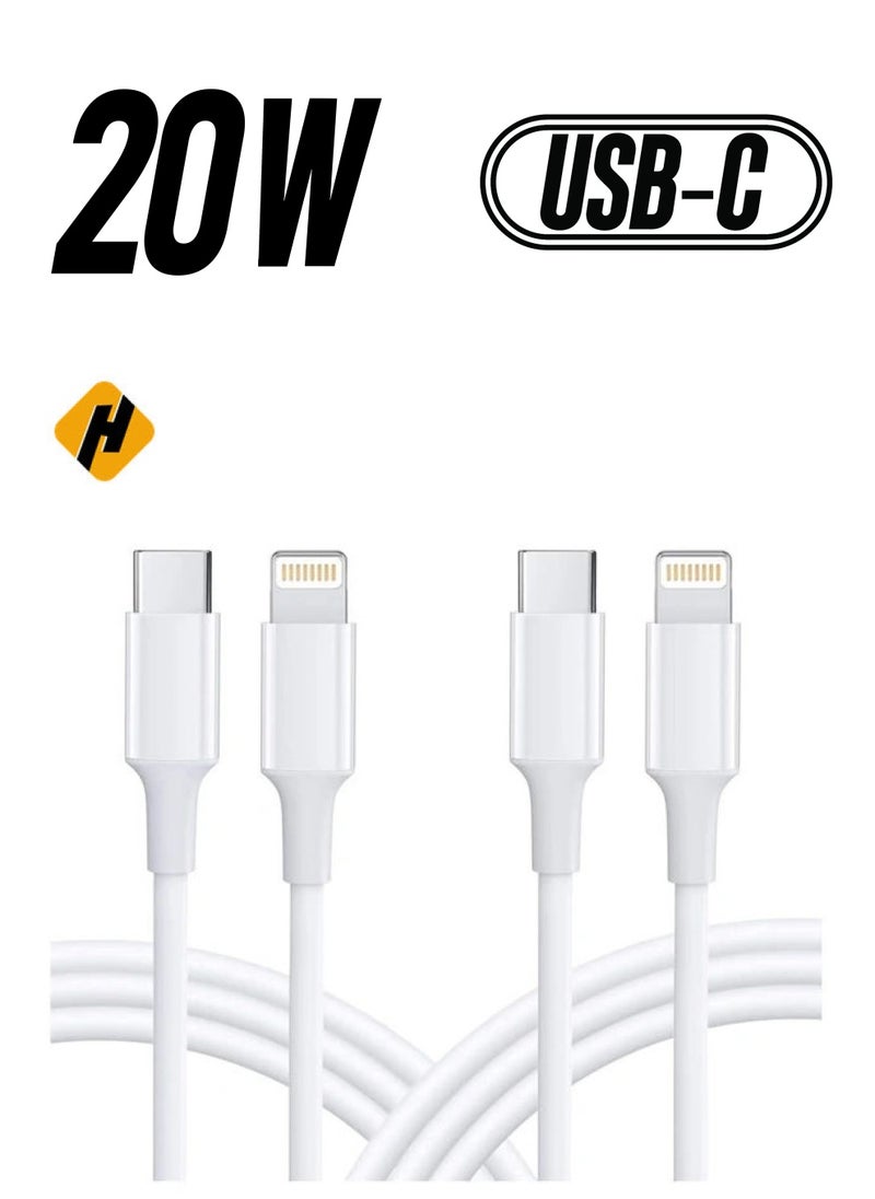 HuHa USB TYPE C CHARGING CABLE (IPhone 13 Charger Cable [MFi Certified] USB C to Lightning Fast Charging Cable Compatible for iPhone 13 Pro/13 Pro Max/13/13 mini,  - Image 1