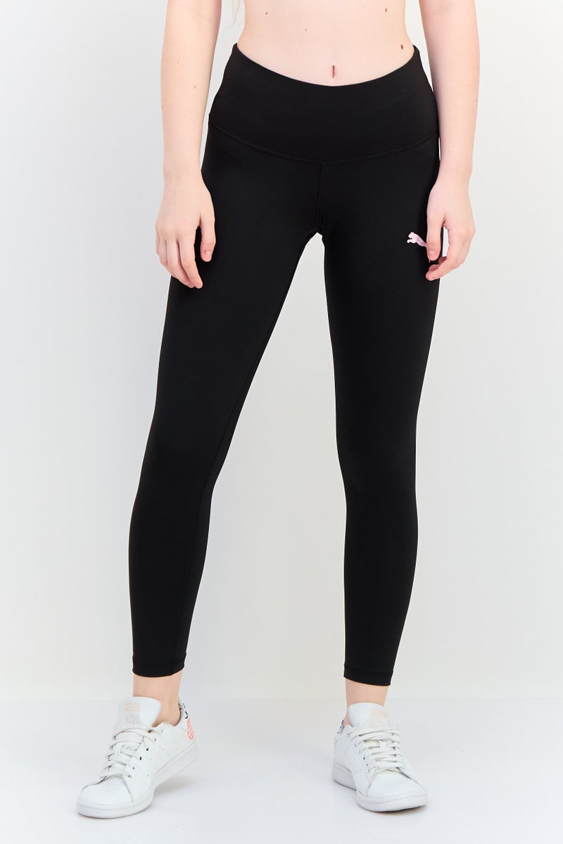 PUMA Women Sportswear Fit Brand Logo Training Leggings, Black - Image 1