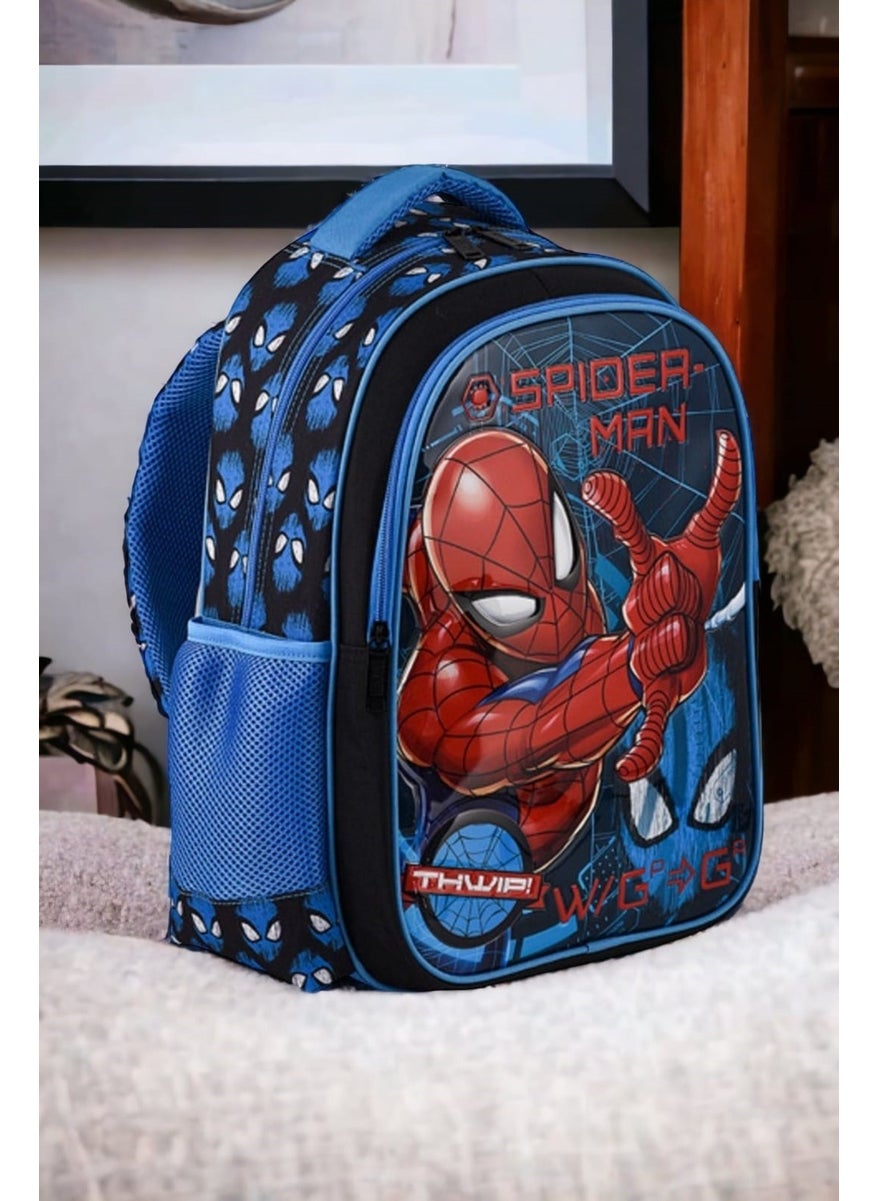 Frocx Spiderman Primary School Bag Salto Tech W2 and Lunch Box  - Image 2