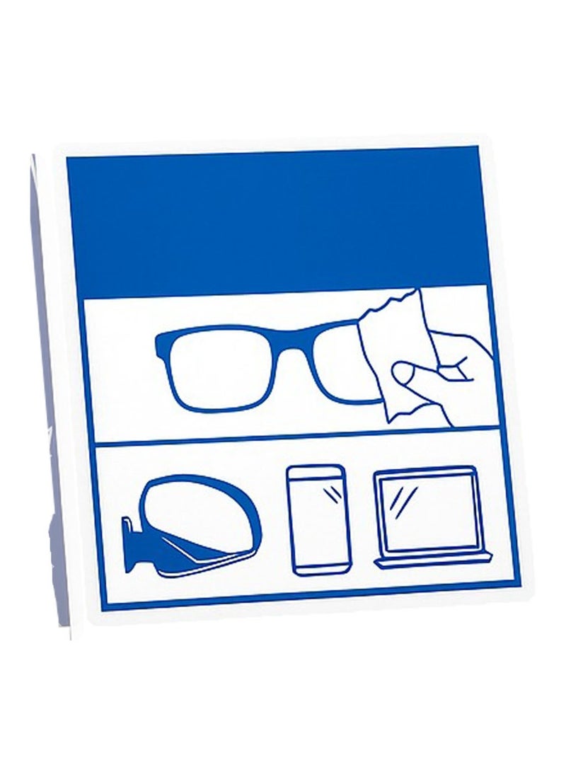 مناديل تنظيف العدسات المضادة للضباب، مبللة مسبقًا ومغلفة بشكل فردي،  المضادة للضباب مع قطعة قماش من الألياف الدقيقة لتنظيف النظارات وعدسات الكاميرا-176 - Image 2