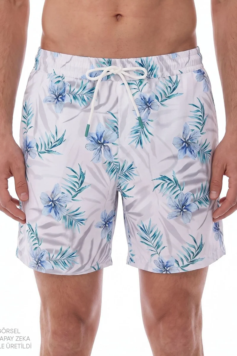 بنتي PENTI Men's Floral Swim Shorts