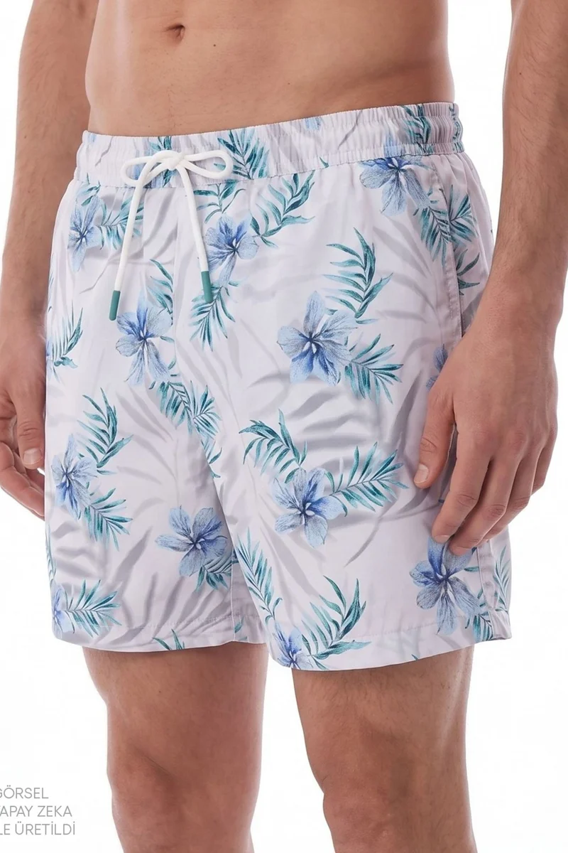 بنتي PENTI Men's Floral Swim Shorts