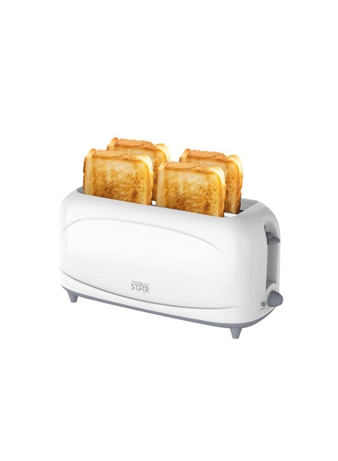 Winning Star 4-Slice Sandwich & Breakfast Maker (ST-9360) | 1200W Automatic Bread Toaster Machine with 7 Browning Settings, Double-Sided Heating, Rotary Knob Control & Pop-Up Function – Compact Toaster Grill - Image 1