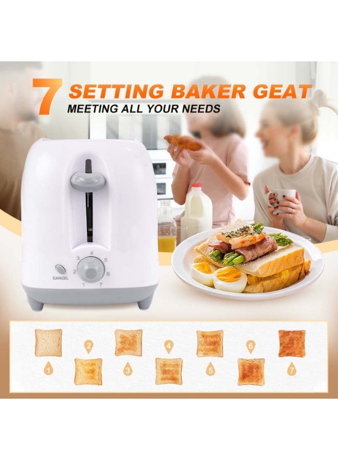 Winning Star 4-Slice Sandwich & Breakfast Maker (ST-9360) | 1200W Automatic Bread Toaster Machine with 7 Browning Settings, Double-Sided Heating, Rotary Knob Control & Pop-Up Function – Compact Toaster Grill - Image 3