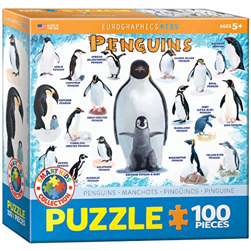 eurographics Penguins 100 Piece Jigsaw Puzzle - Image 1