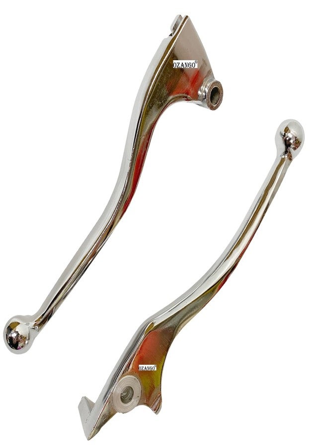 OZANGO Bike Heavy Duty Brake and Clutch Lever Only Bs3| BS4 & BS6 Models Set of (1 Pair) Chrome Suitable for RE Battle Green - Image 4