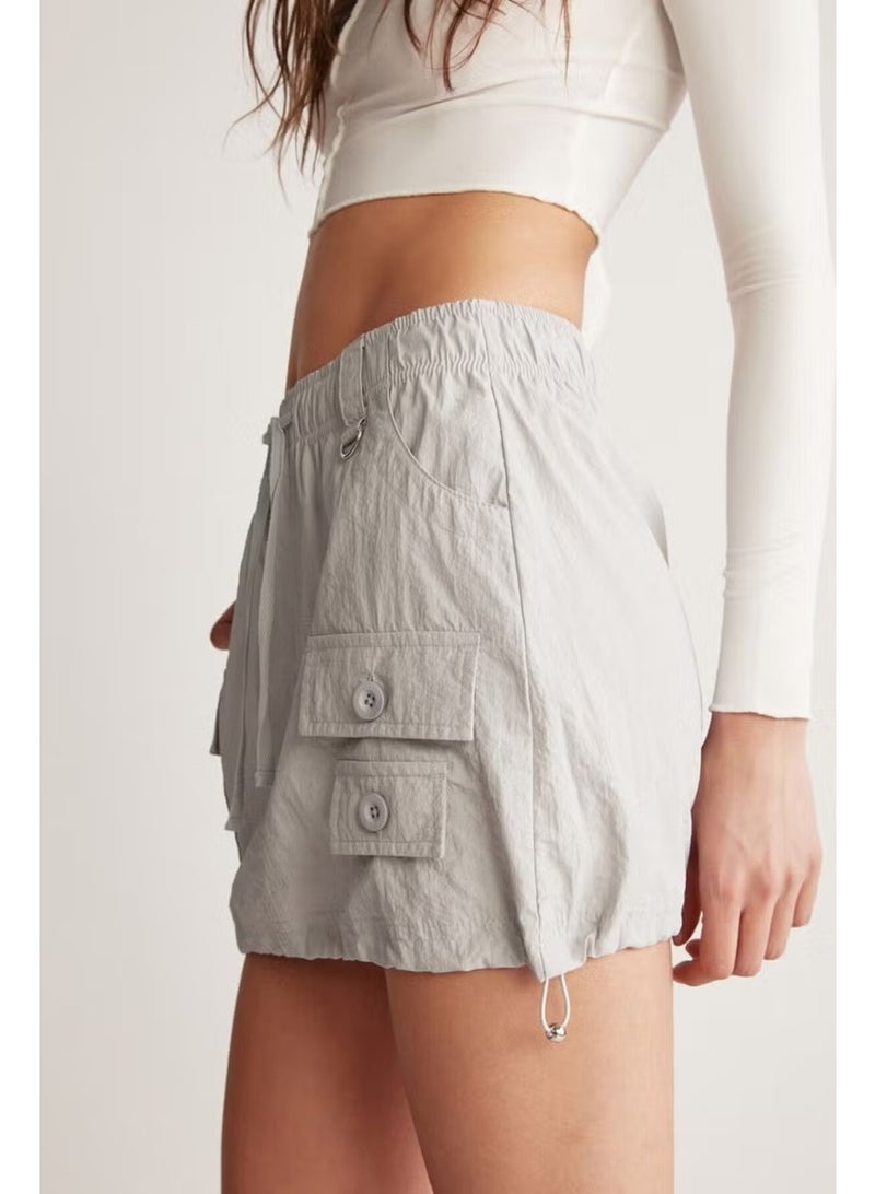 GRIMELANGE Sally Relaxed Gray Skirt - Image 3