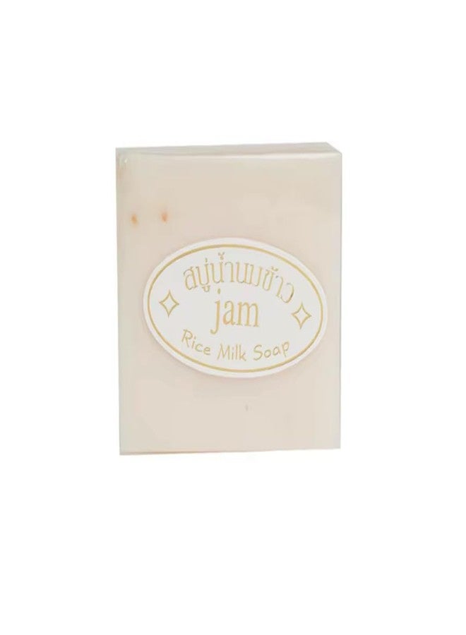 WHATONEARTH صابون حليب الأرز الياسمين التايلاندي 60 جرام - Image 1