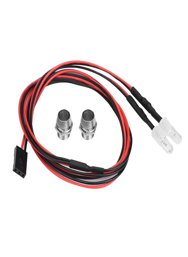 Milltrip 2PCS RC Car LED Light, 5mm RC Headlight RC Car Upgrade Decorate Accessory for 1 10 Model Drift Car Vehicle(No. 11 Light Blue Light) - Image 1