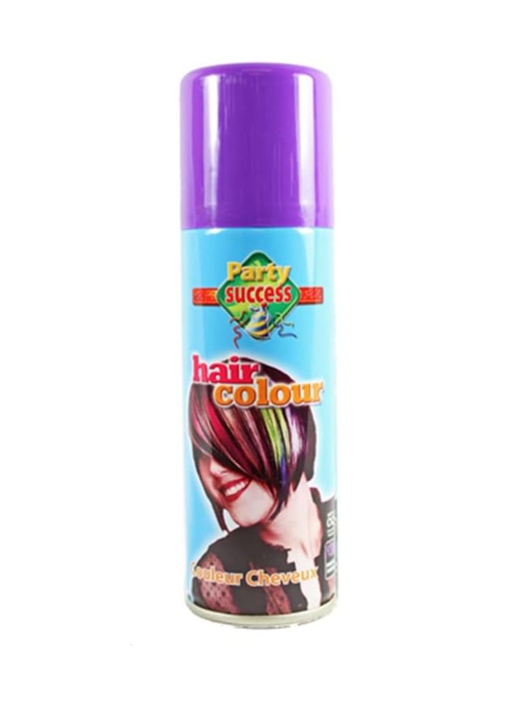 PARTY SUCCESS Temporary Hair Colour Spray Purple 125ml - Image 1