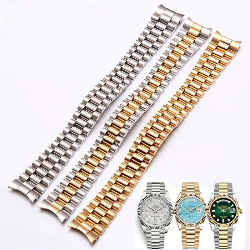 Bluejw Replacement 20mm Stainless Steel Watch Bracelet for Rolex Daytona – Durable Jubilee Style Band Compatible with Rolex Oyster Perpetual Cosmograph Daytona Models - Image 2