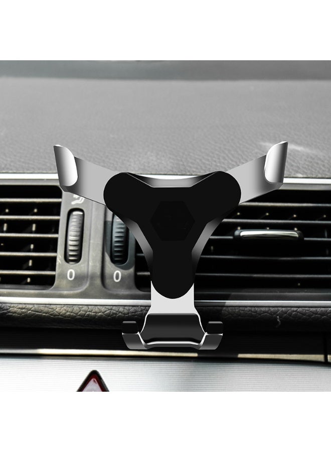 Gravity Car Phone Holder | Aluminum Air Vent Mount | One-Hand Operation, Stable & Secure | Universal Navigation Stand - Image 2