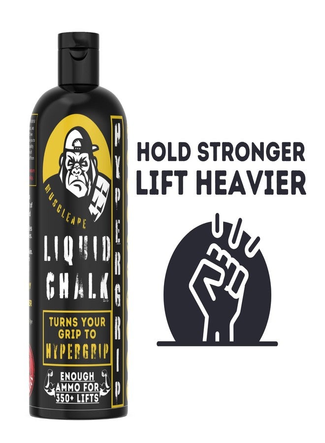 Muscleape Liquid Chalk 200ml with Smelling Salt| Perfect Combo for Powerlifters| Get A Steel Like Grip & Power of Strongest Smelling Salt. for All Gym & Strength Athletes. - Image 5