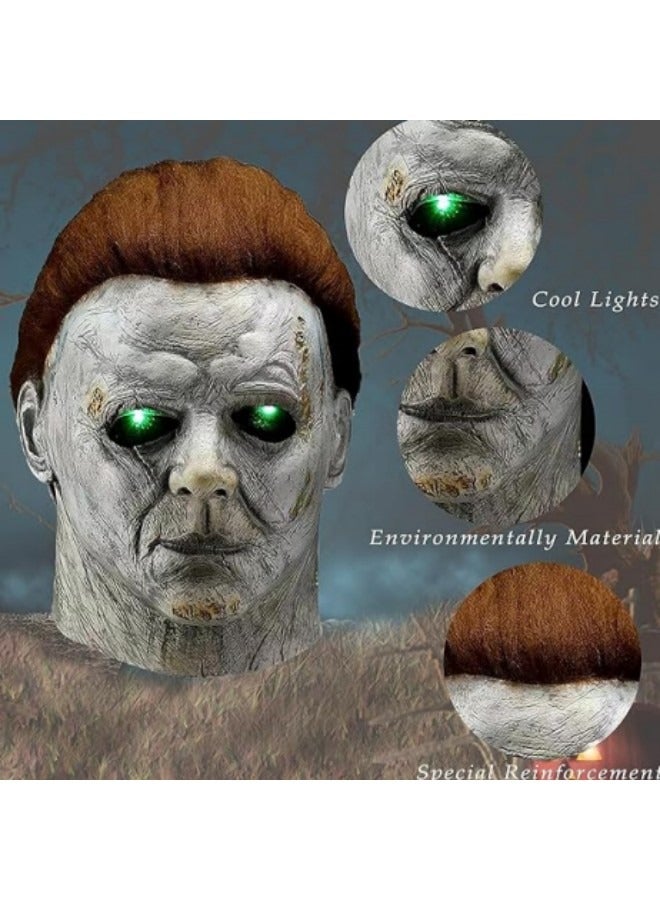 GGEROU Halloween Costume Masks, Latex Horror Scary Mask, Horror Cosplay Mask Masquerade Dressing Up - Image 3