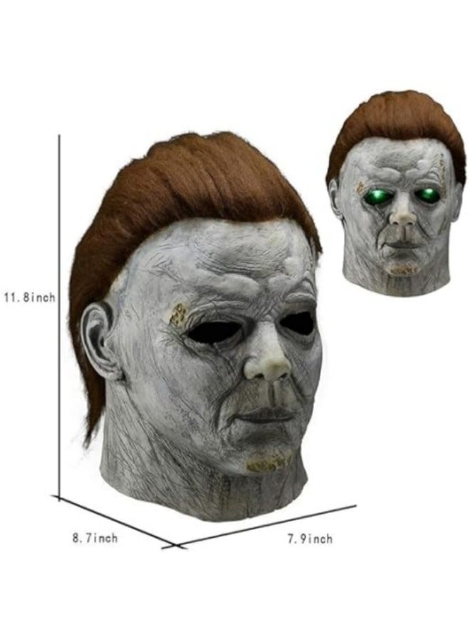 GGEROU Halloween Costume Masks, Latex Horror Scary Mask, Horror Cosplay Mask Masquerade Dressing Up - Image 2