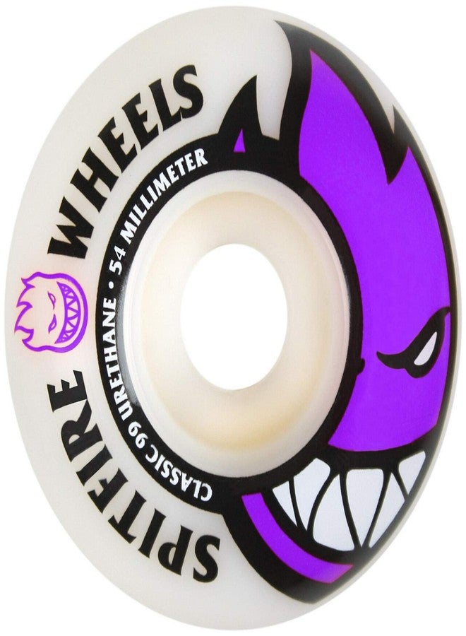 سبيت فاير لوح التزلج SPITFIRE WHEELS ذو الرأس الكبير مقاس 54 ملم باللون الأبيض - Image 2