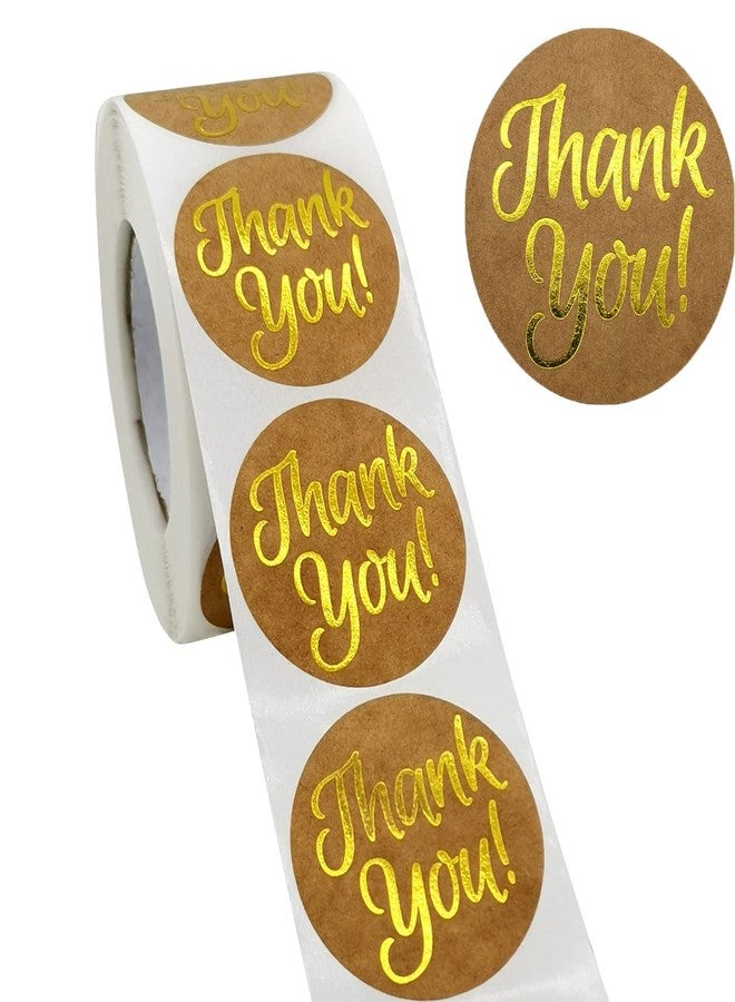 Touchcart 500 Pcs 1-Inch Thank You for Supporting My Business Gift Stickers - Perfect Handmade Paper Labels for Crafting, Card Making, and Packaging (Thank You) - Image 1