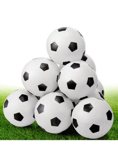 Civaner 20 Pieces Mini Inflatable Balls Basketball Baseball Beach Float Ball Soccer Baseball Mini Hoop Ball Pool Ball Toys For Kids Summer Sports Game Party Supplies 4 Inches(Soccer Style)  - Image 1