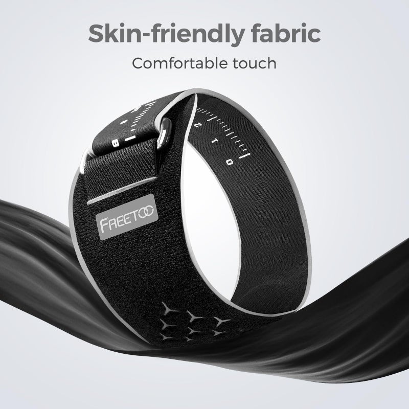 FREETOO Elbow brace for Tendonitis and Tennis Elbow for Women Men, Adjustable Golfers Elbow Brace for Men for Pain, Counterforce Brace for Epicondylitis, Tennis Elbow Strap with Gel Pad Grey L/XL - Image 3