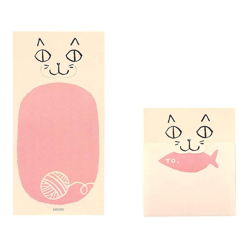 Midori DESIGNPHIL Midori 11428006 Sticky Paper Secret Cat Pattern - Image 2