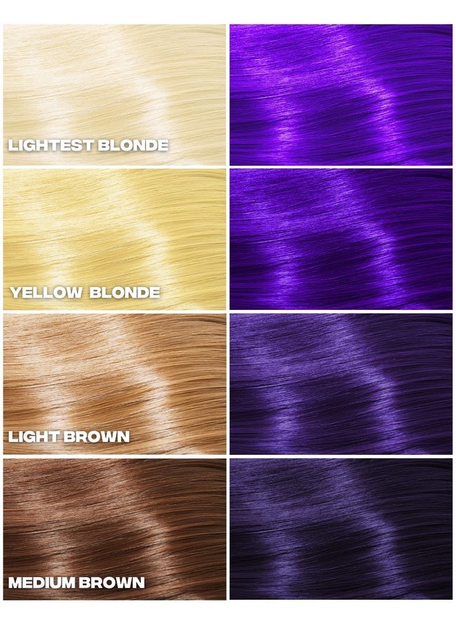 Good Dye Young - Semi Permanent Purple Hair Dye (Ppl Eater) Uv Protective Temporary Hair Color Lasts 1524+ Washes Conditioning Purple Hair Dye - Image 1