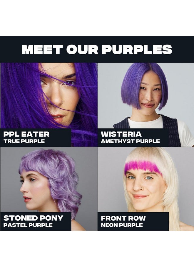 Good Dye Young - Semi Permanent Purple Hair Dye (Ppl Eater) Uv Protective Temporary Hair Color Lasts 1524+ Washes Conditioning Purple Hair Dye - Image 1