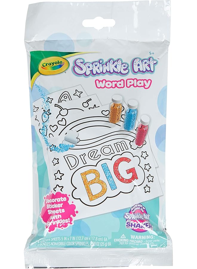كرايولا مجموعة أنشطة لعب الكلمات الفنية من Sprinkle Art - Image 1
