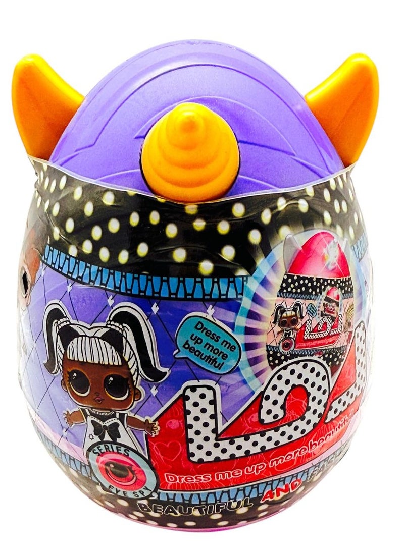 Generic - Each egg contains an exclusive L.O.L. Surprise doll from the Lights Glitter series. Surprise: When you open the egg, you will discover different surprises, - Image 1