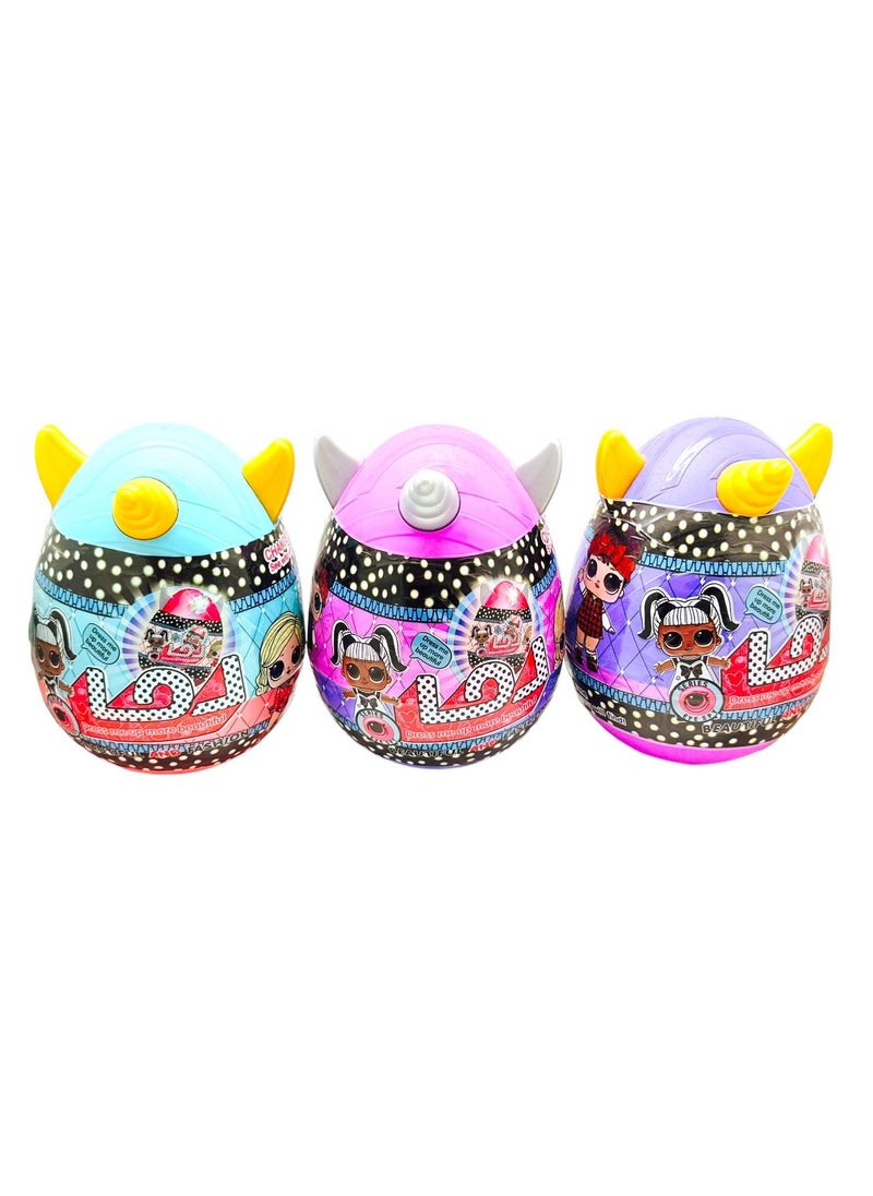Generic - Each egg contains an exclusive L.O.L. Surprise doll from the Lights Glitter series. Surprise: When you open the egg, you will discover different surprises, - Image 1