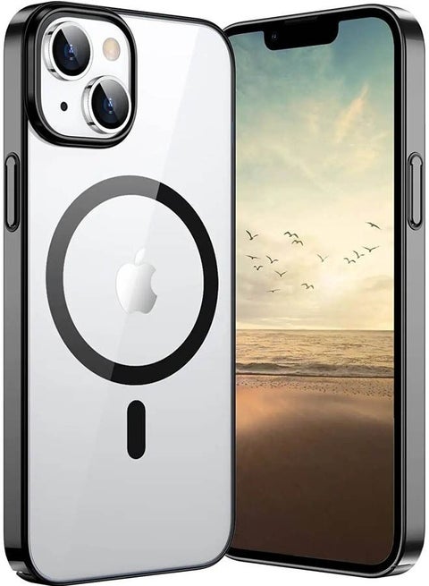 iPhone 15 Case Compatible with MagSafe Case Matte Magnetic Case Cover for iPhone 15 6.1 Drop Tested Shockproof Phone Case Anti-Scratch Oil&Fingerprint Resistant