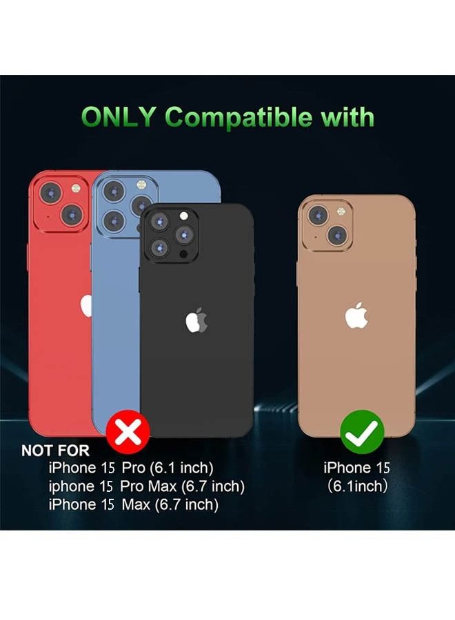 iPhone 15 Case Compatible with MagSafe Case Matte Magnetic Case Cover for iPhone 15 6.1 Drop Tested Shockproof Phone Case Anti-Scratch Oil&Fingerprint Resistant
