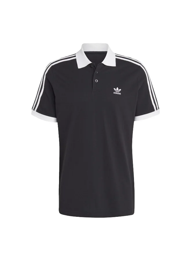 اديداس اوريجينالز adidas 3-STRIPE POLO Black Originals Men POLO SHIRTS