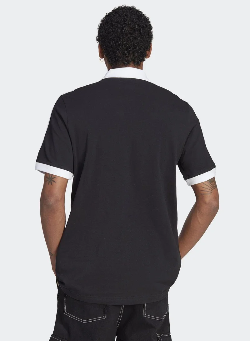 Adidas 3-STRIPE POLO Black Originals Men POLO SHIRTS