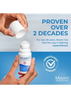Maxim Maxim® Clinical Strength Antiperspirant for hyperhidrosis Excessive Sweating – Reduces Sweat Up to 7-days Per Use – Antiperspirant for Men and Women Certain to Keep you Dri!  - Image 4