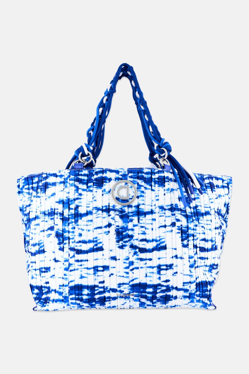 DESIGUAL حقيبة توت بشعار العلامة التجارية للنساء، متعددة الألوان - Image 1