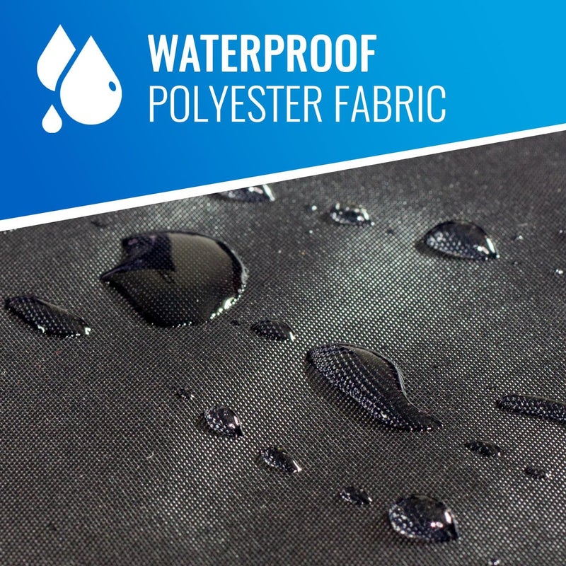 DMI حقيبة كرسي متحرك DMI توفر تخزين على الكراسي المتحركة وكراسي النقل لكبار السن وذوي الإعاقة مؤهلة لـ FSA و HSA أحزمة للتثبيت السريع والسهلة باللون الأسود - Image 3