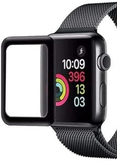 Coteetci 4D Glass Screen Protector for Apple Watch 1/2/3/4 and Nike Plus (NFT) - 38mm 
