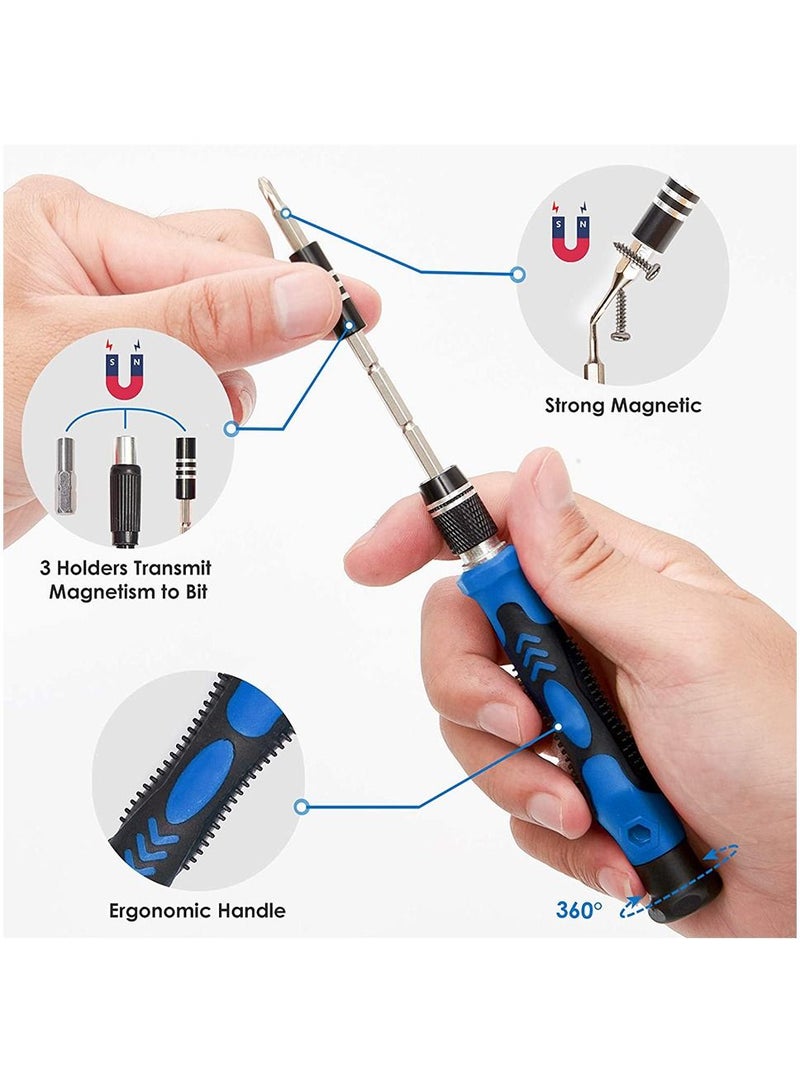 Screwdriver Sets 142-Piece Electronics Precision Screwdriver with 120 Bits Magnetic Repair Tool Kit - Image 3