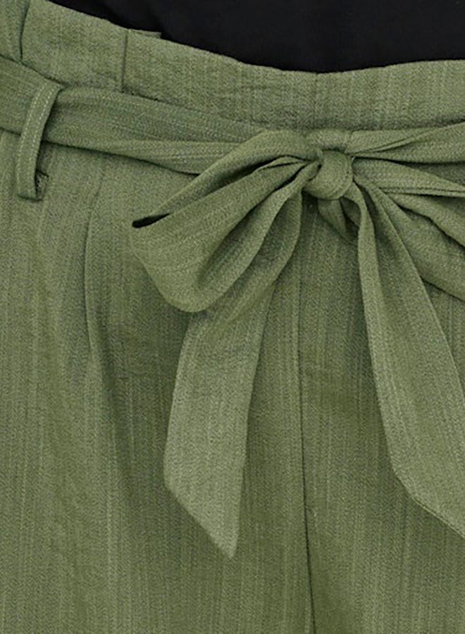 ONLY ONLY Womens Marsa Solid Paperbag Pant Woven  - Image 5