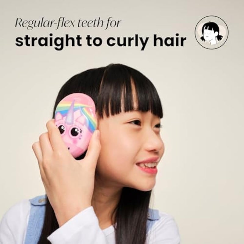 Tangle Teezer Girl's Unicorn Print Detangling Hair Brush (Multicolor) - Image 4