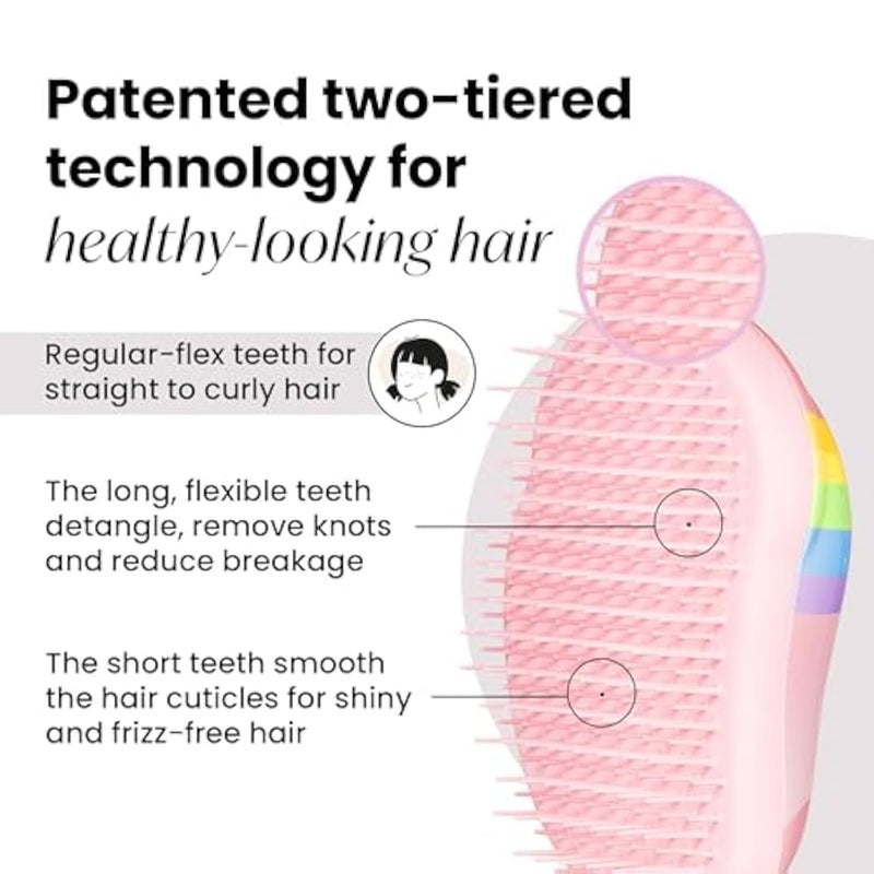 Tangle Teezer Girl's Unicorn Print Detangling Hair Brush (Multicolor) - Image 3