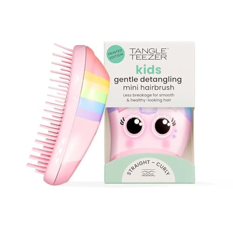 Tangle Teezer Girl's Unicorn Print Detangling Hair Brush (Multicolor) - Image 1