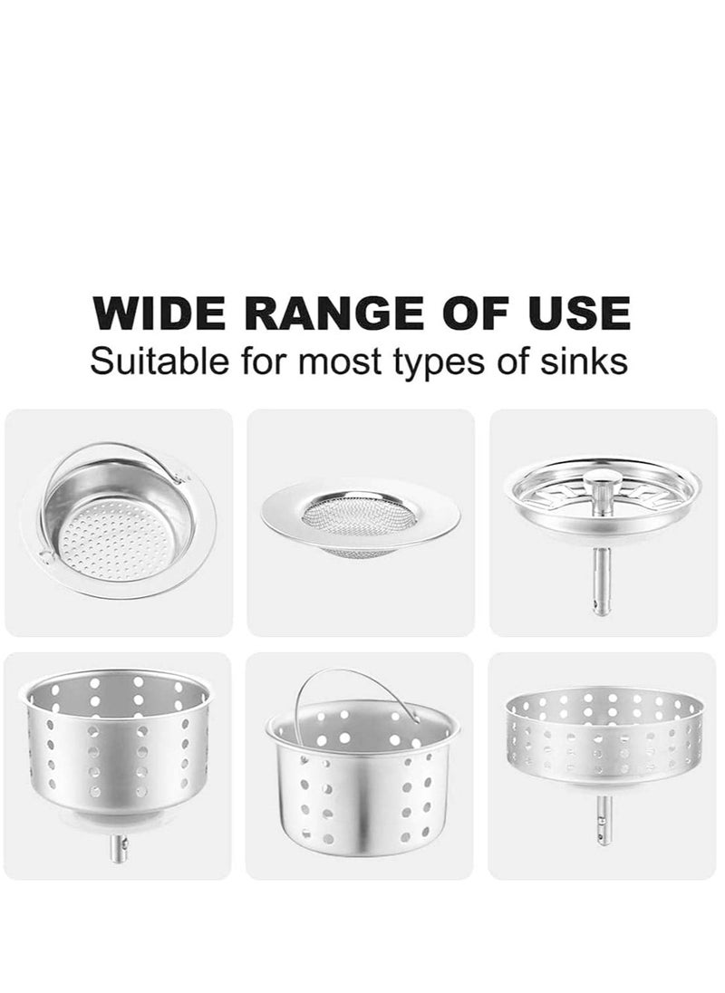 Generic 200PCS Kitchen Sink Strainer Mesh Bag, Disposable Mesh Sink Filters, 200 PCS Disposable Mesh Sink Strainer Bags for Collecting Kitchen Food Waste Leftover Garbage, white  - Image 4