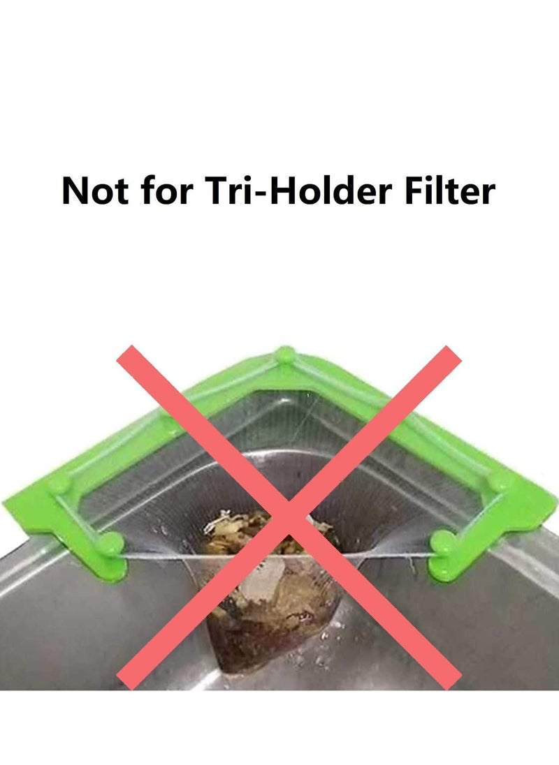 Generic 200PCS Kitchen Sink Strainer Mesh Bag, Disposable Mesh Sink Filters, 200 PCS Disposable Mesh Sink Strainer Bags for Collecting Kitchen Food Waste Leftover Garbage, white  - Image 3