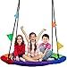 Sorbus 40 Saucer Tree Glider  220lbs Kids Outdoor Seat with Adjustable Ropes  Durable Net Design for Backyard Swing Set or Indoor Use  Fun Gift Idea - Image 4