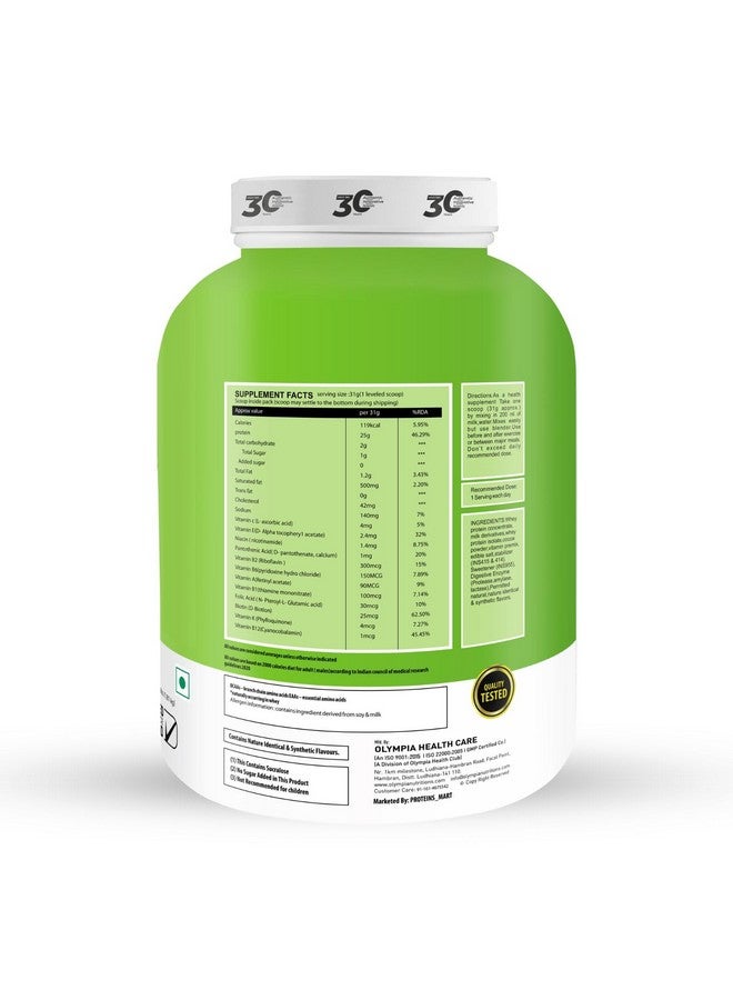 Olympia Nutrition Whey Protein 3X Series 4Lbs(1.81 Kg Double Rich Chocolate) - Image 3