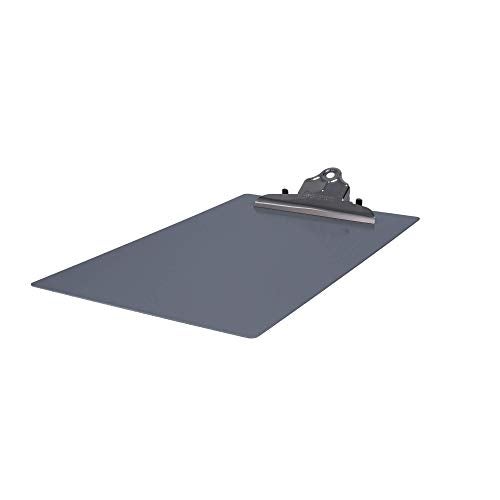 Saunders Recycled Aluminum Clipboard with High-Capacity Clip, 1" Clip Capacity, Holds 8.5 x 14 Sheets, Silver - Image 3