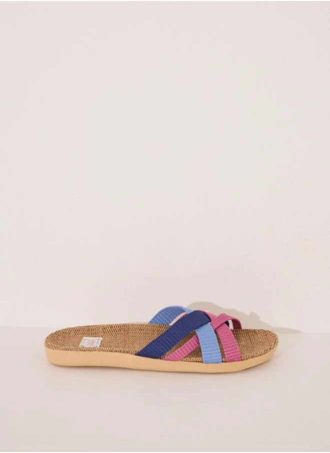 women'secret Light blue straps sandals