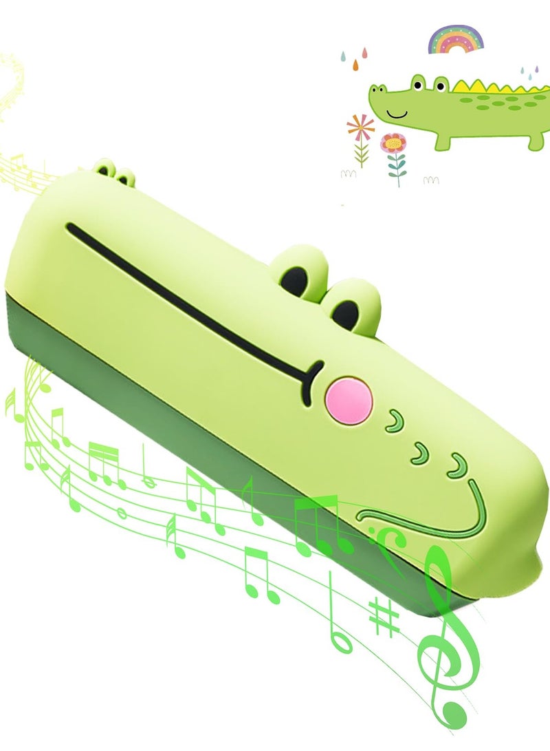 كابتن تيك 16 Hole Diatonic Harmonica for Kids with Protective Cover, Ideal Musical Toy for Beginners, Perfect Birthday Gift and Party Fun - Image 1